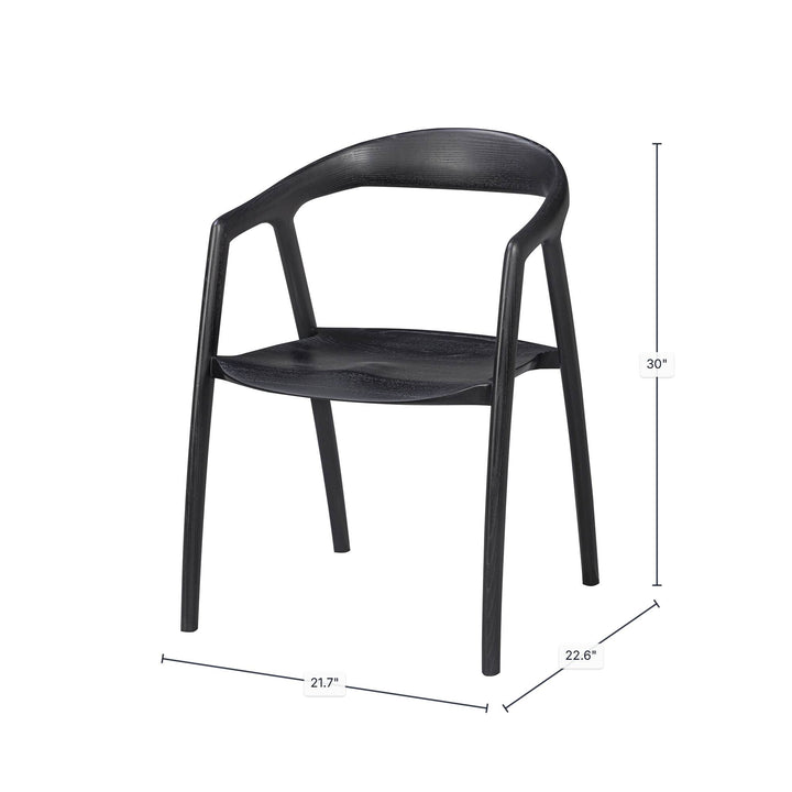 Vogue Dining Chair - Ebony Ash
