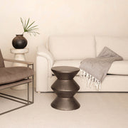 Concrete Inverted Side Table - Bronze