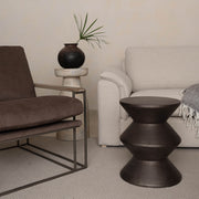 Concrete Inverted Side Table - Bronze