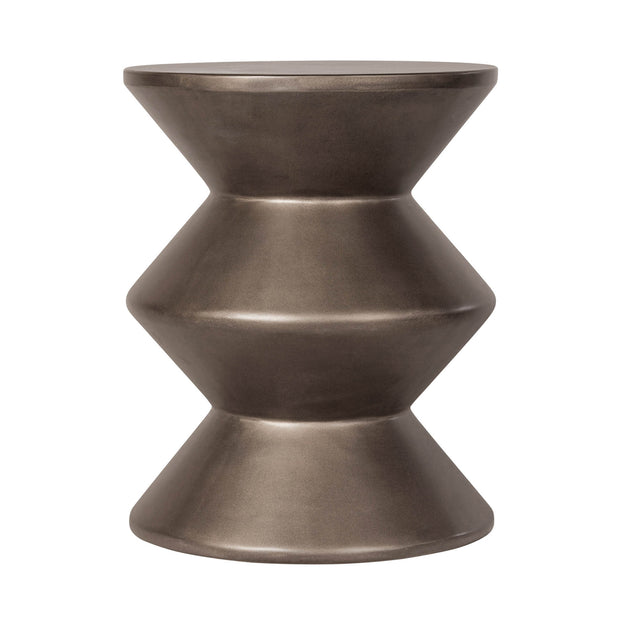 Concrete Inverted Side Table - Bronze