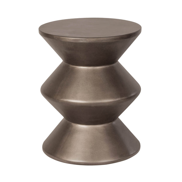 Concrete Inverted Side Table - Bronze