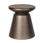 Concrete Mineral Side Table - Bronze