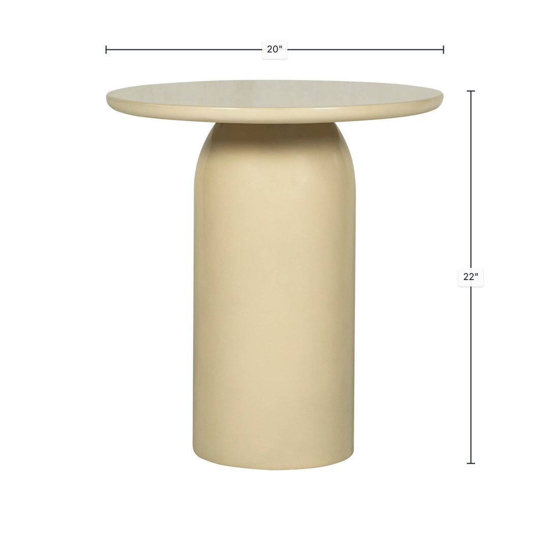 Vision Side Table - Ivory