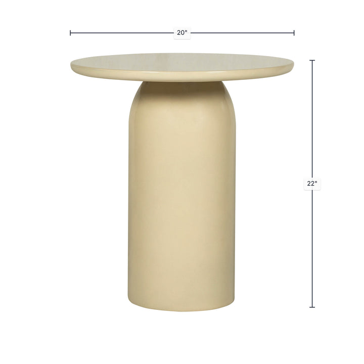 Vision Side Table - Ivory