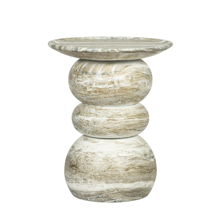 Temple Side Table - Grey Mist