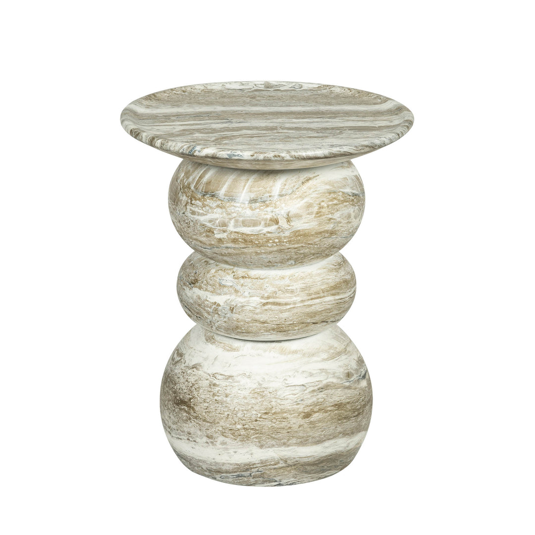 Temple Side Table - Grey Mist