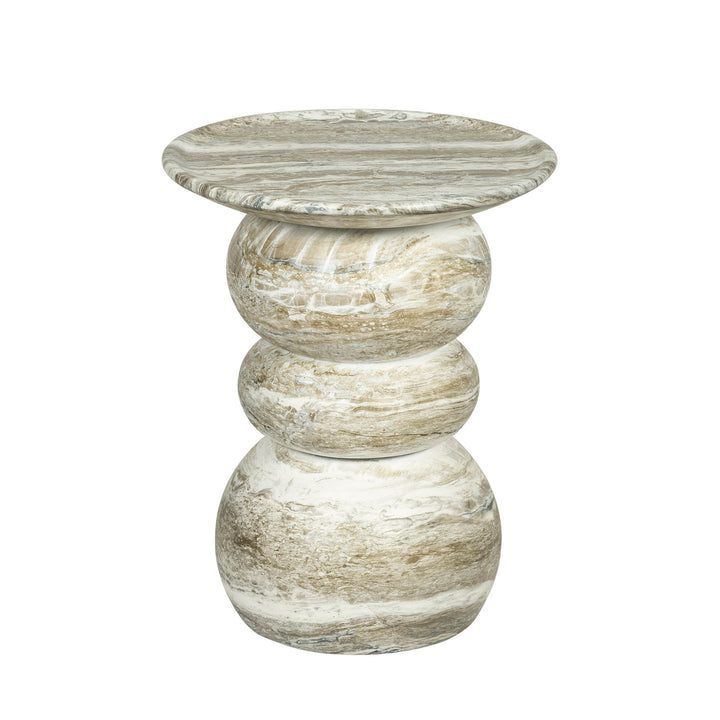 Temple Side Table - Grey Mist