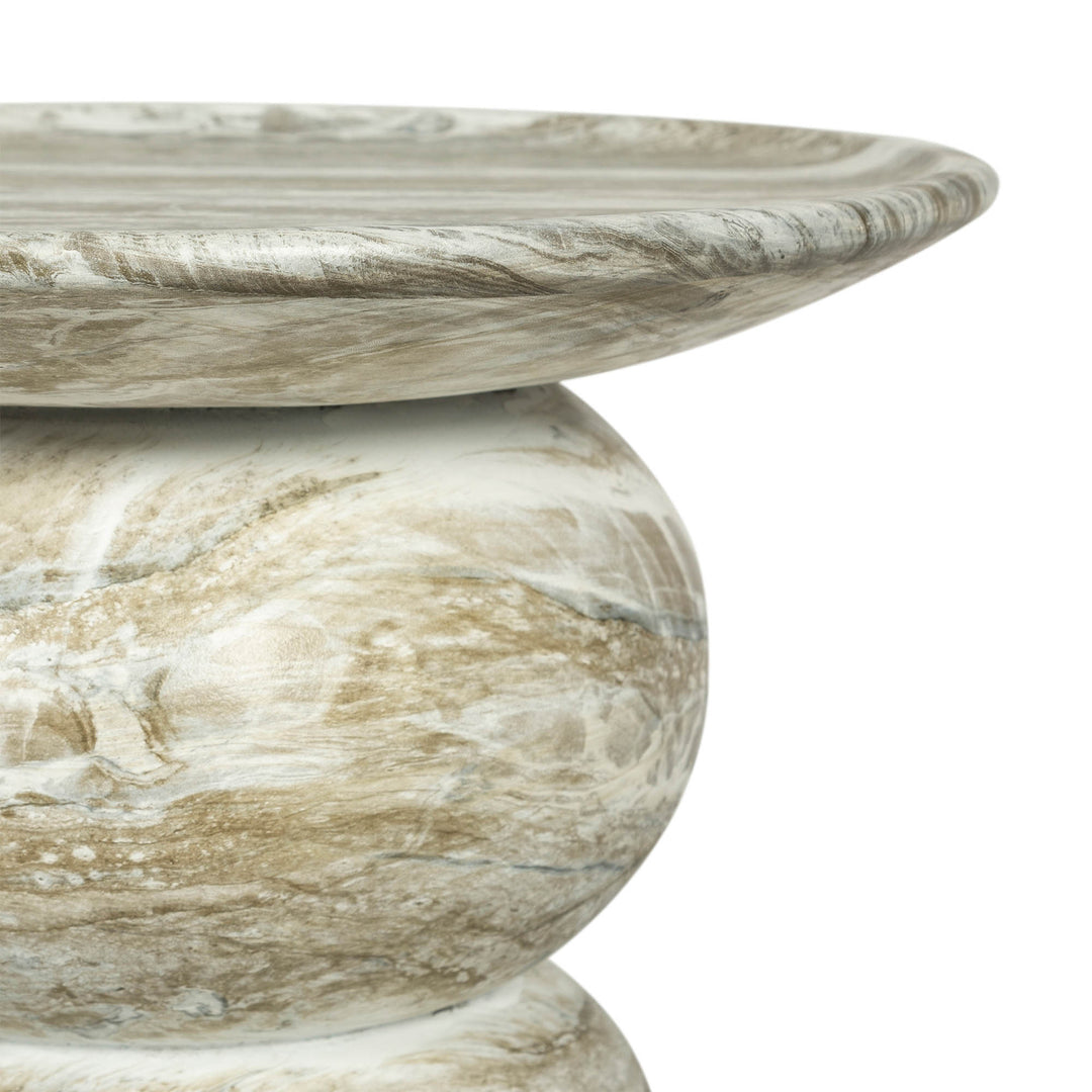 Temple Side Table - Grey Mist