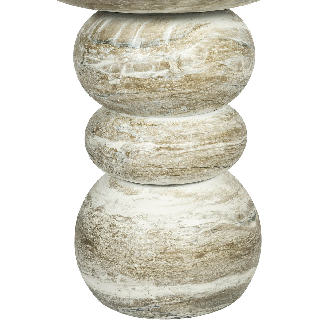 Temple Side Table - Grey Mist