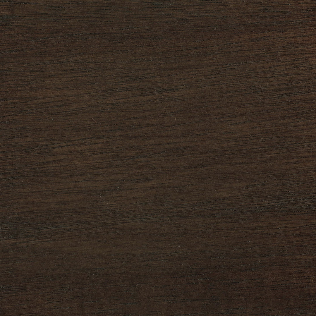 Abstract Side Table - Smoked Acacia
