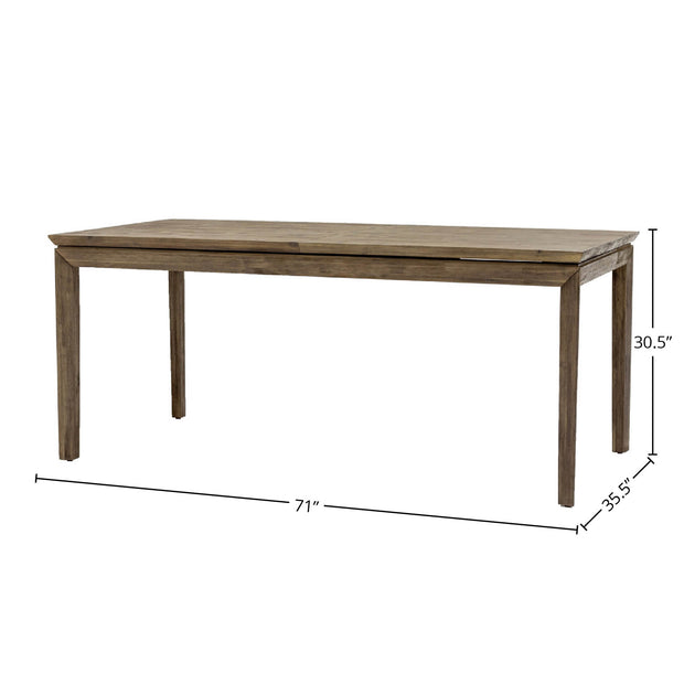 West Extension Dining Table (71"/ 91")