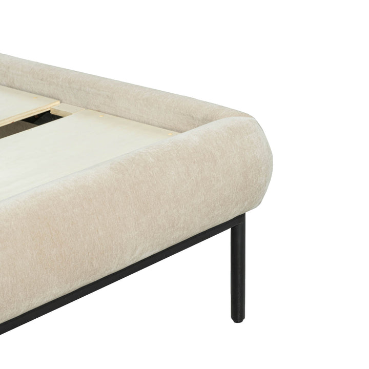 West Winter King Bed - Sand