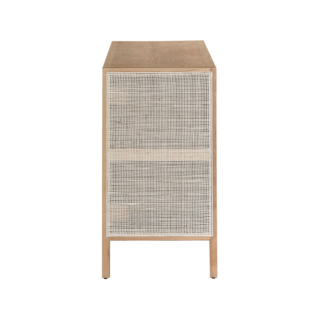 Rattan 3 Door Sideboard - Natural - Colour Variance from RAT004B-N