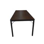 Flynn Dining Table Large – Auburn/Black