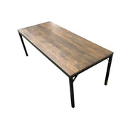 Flynn Dining Table Large – Evanescent Brown/Black