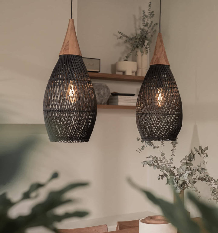 D-Bodhi Horn Pendant Large - Black