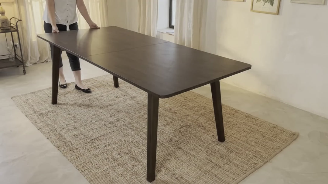 Remix Extension Dining Table (70"/86") - Antique Black