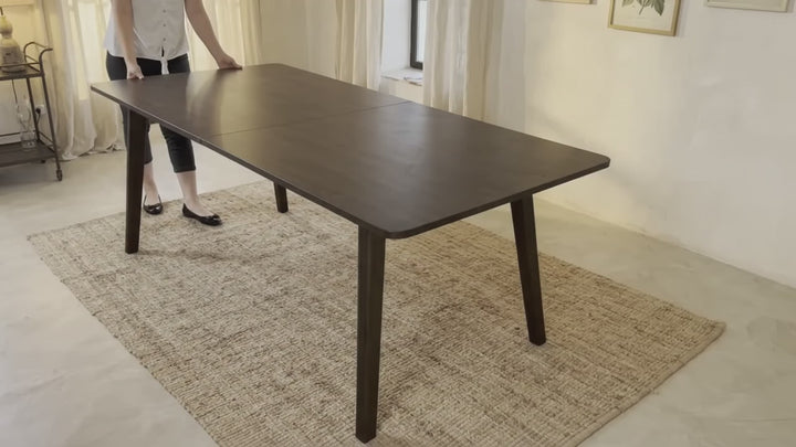 Remix Extension Dining Table (70"/86") - Antique Black