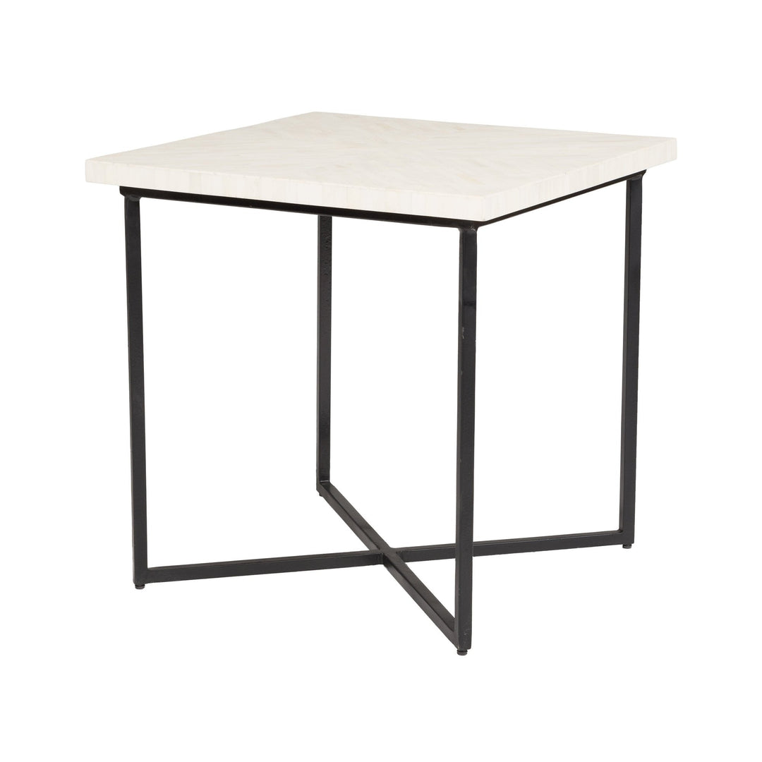 5th Avenue Side Table - Bone Inlay