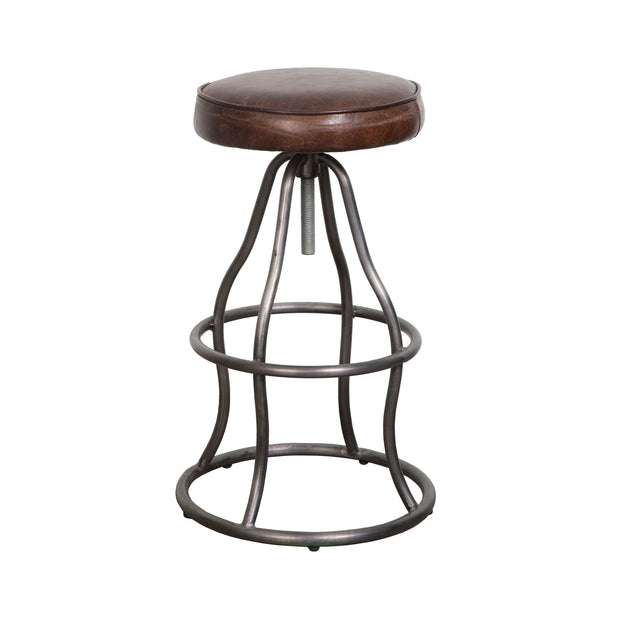 Bowie Bar Stool - Brown Vintage Leather