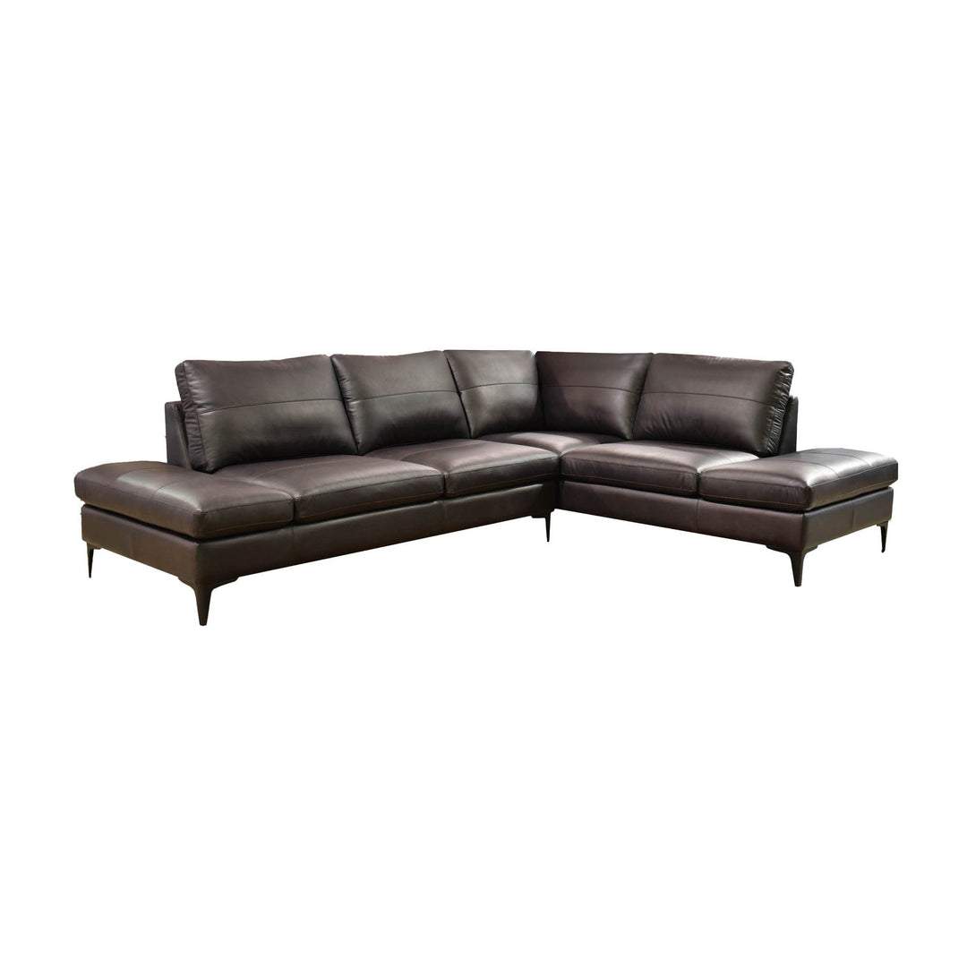 Chase Right Sectional - Espresso Brown