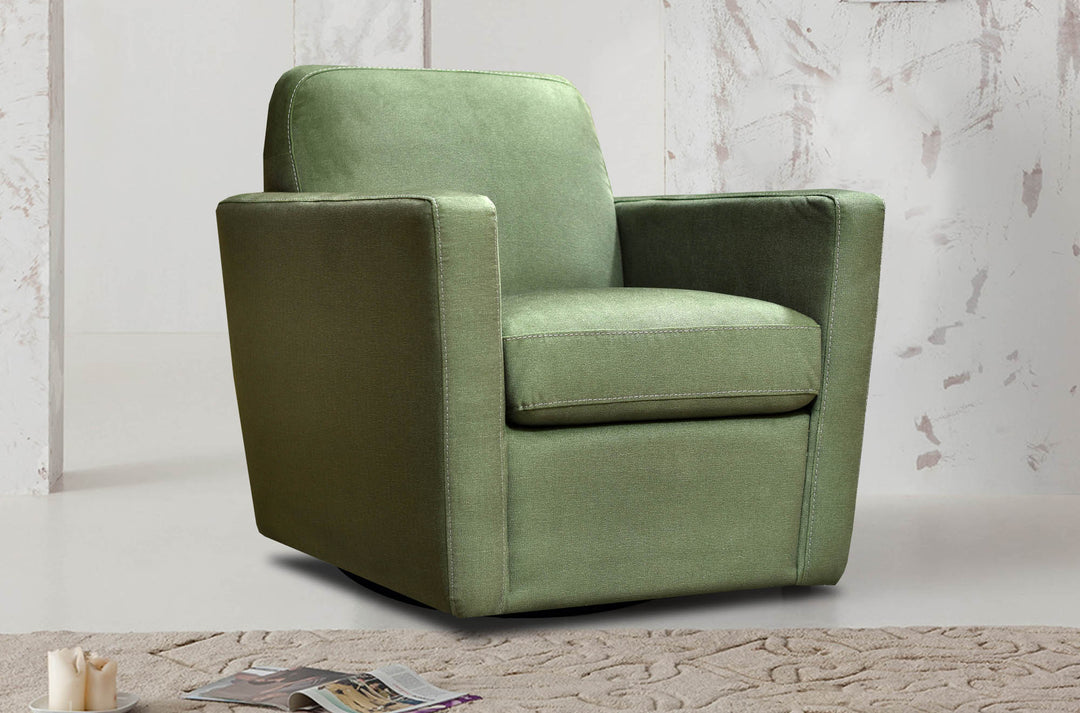 Cooper Swivel Club Chair Forrest Green US LH Home