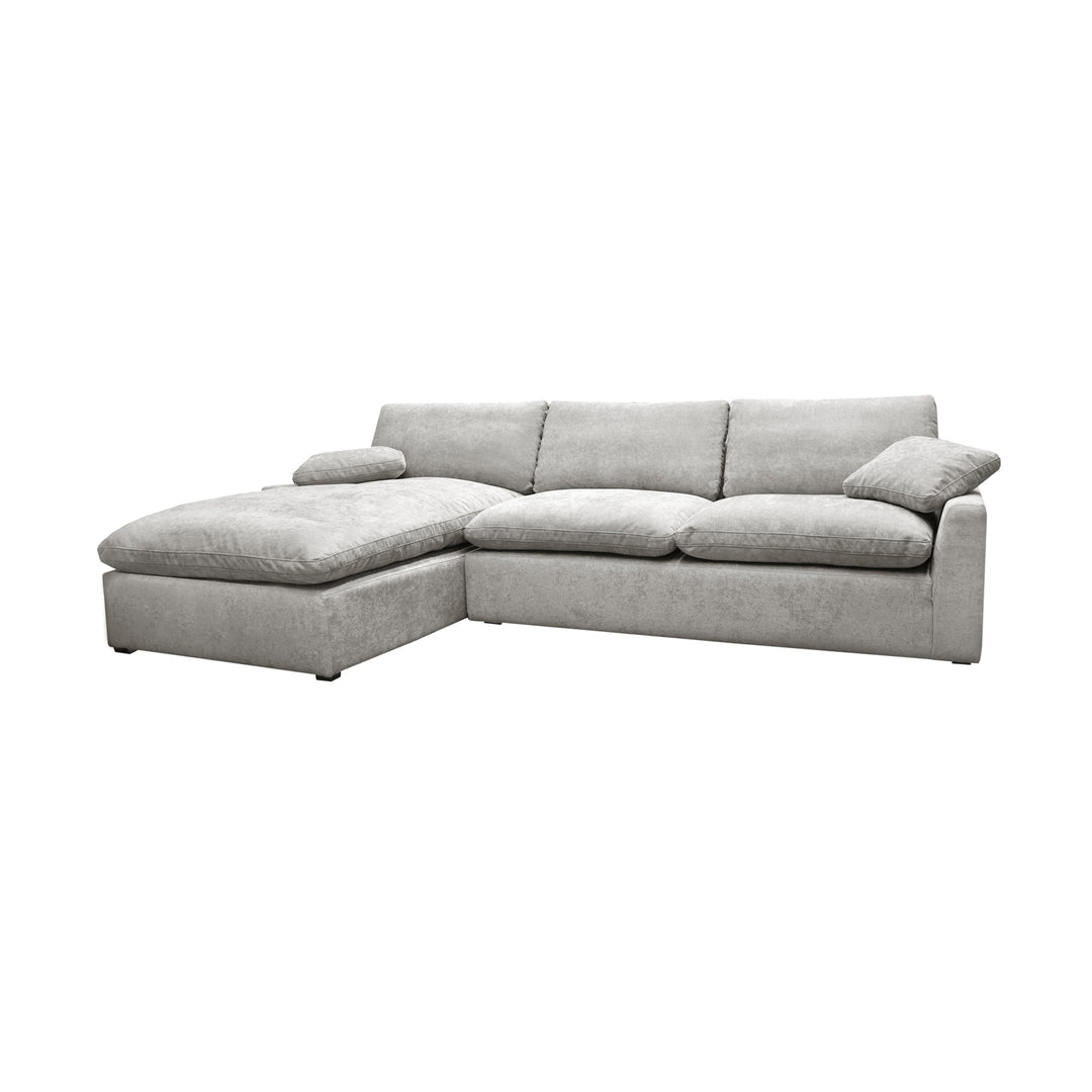 Norma Left Sectional Sofa - Oyster