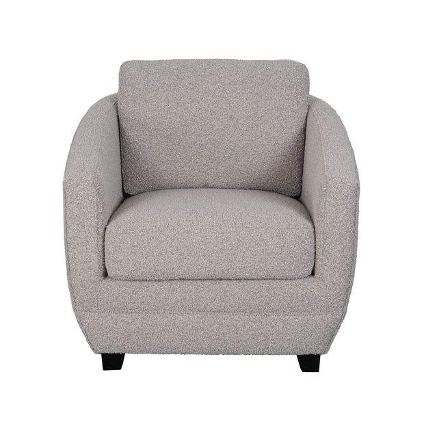 Baltimo Club Chair - Boucle Grey