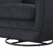 Baltimo Swivel Glider - Velvet Black