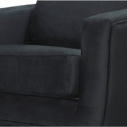 Baltimo Swivel Glider - Velvet Black