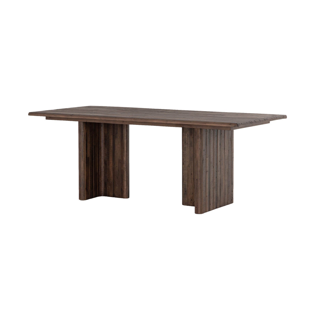 Lineo Dining Table - Burnt Oak