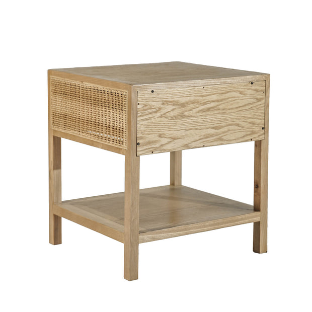 Rattan Side Table - Natural